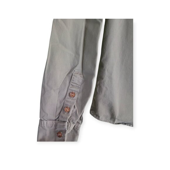 Anine Bing classic sage 100% cotton collared button-up XS - Picture 4 of 10